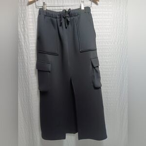 Papermoon Jersey Knit midi cargo skirt. Ladies size S